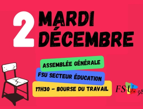 Mardi 2 décembre : Austérité, Salaires, Conditions de travail, Services Publics, Retraites, …