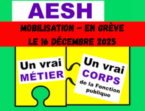 AESH : mobilisation le 16 décembre